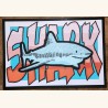 Poster de grand requin blanc imprimé en 3d