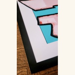 Poster de grand requin blanc imprimé en 3d