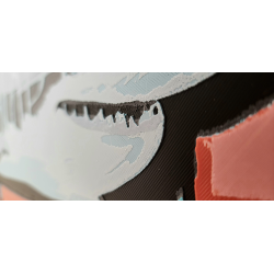 Poster de grand requin blanc imprimé en 3d