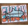 Poster de grand requin blanc imprimé en 3d
